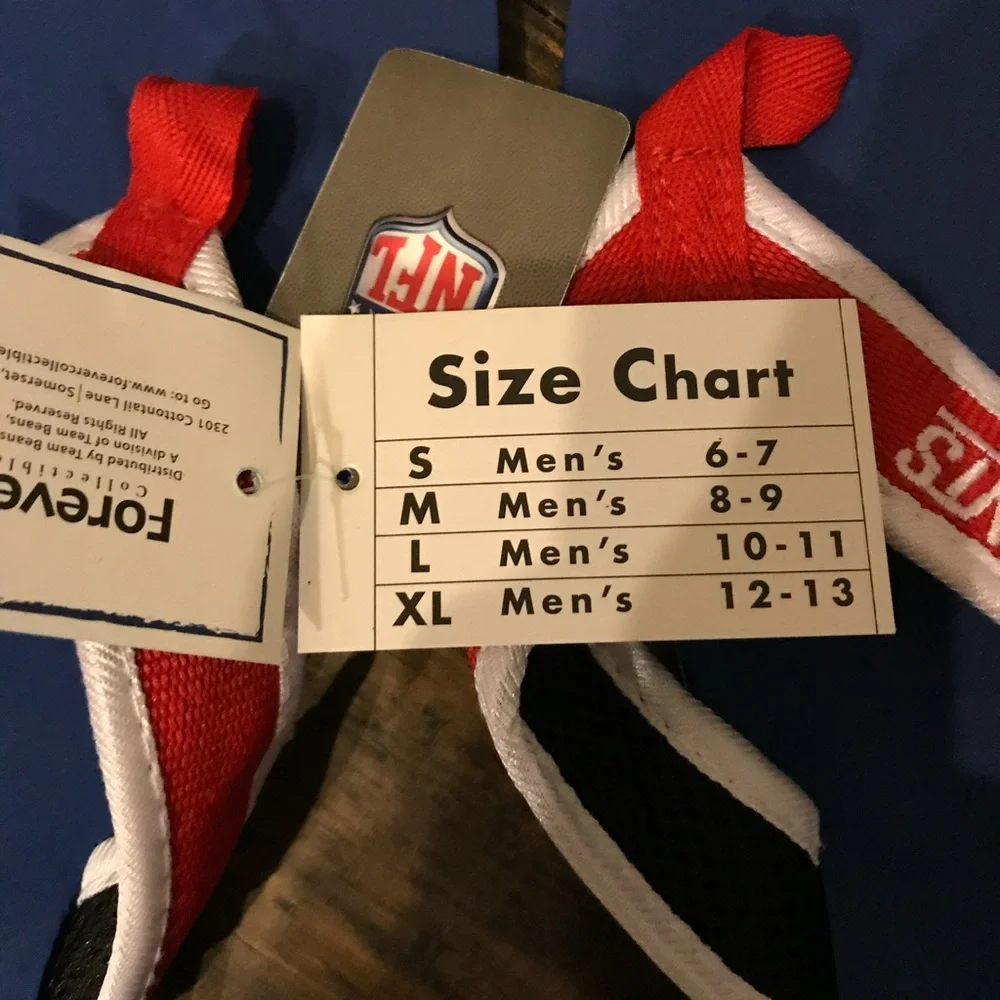 New York Giants flip-flops